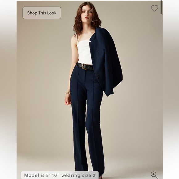 J. Crew Natalia Pant Size 4P Navy BNWT - Picture 1 of 3